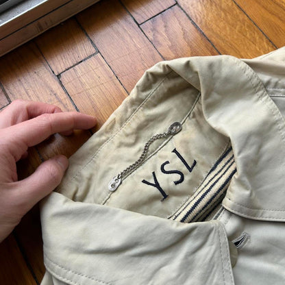 1990s Yves Saint Laurent Jacket Cream XL