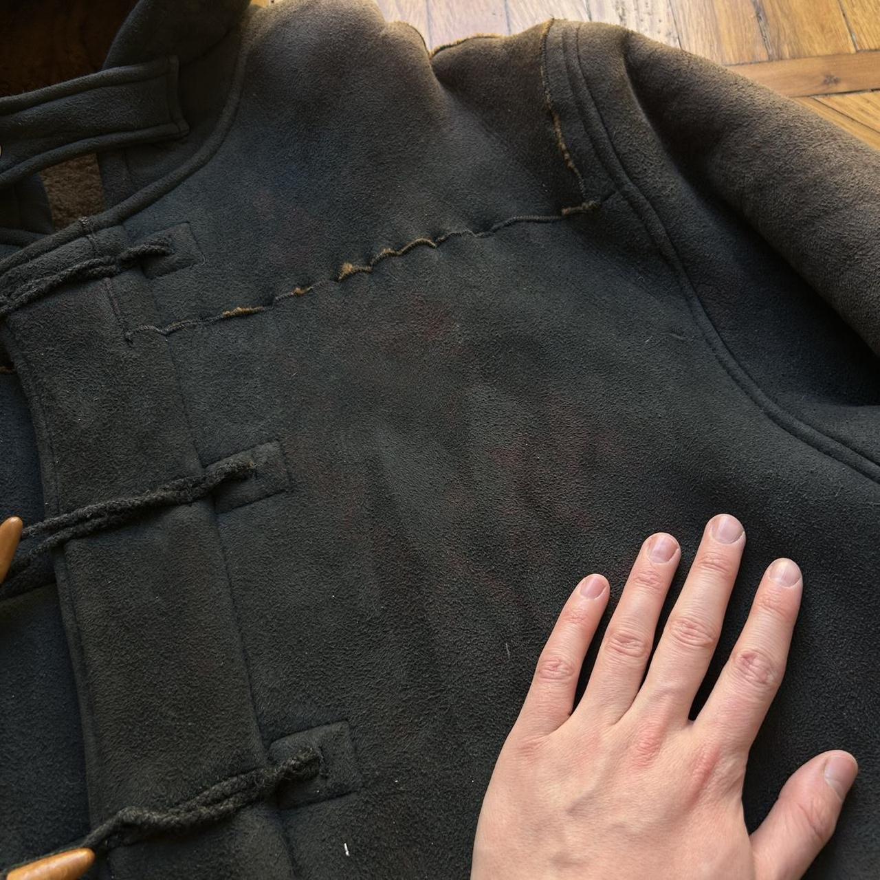 1985 CP Company Duffle Shearling Coat Black XL