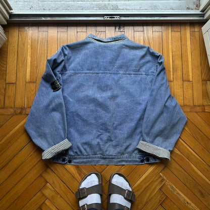 1986 Stone Island Pigment Denim Carpenter Jacket L