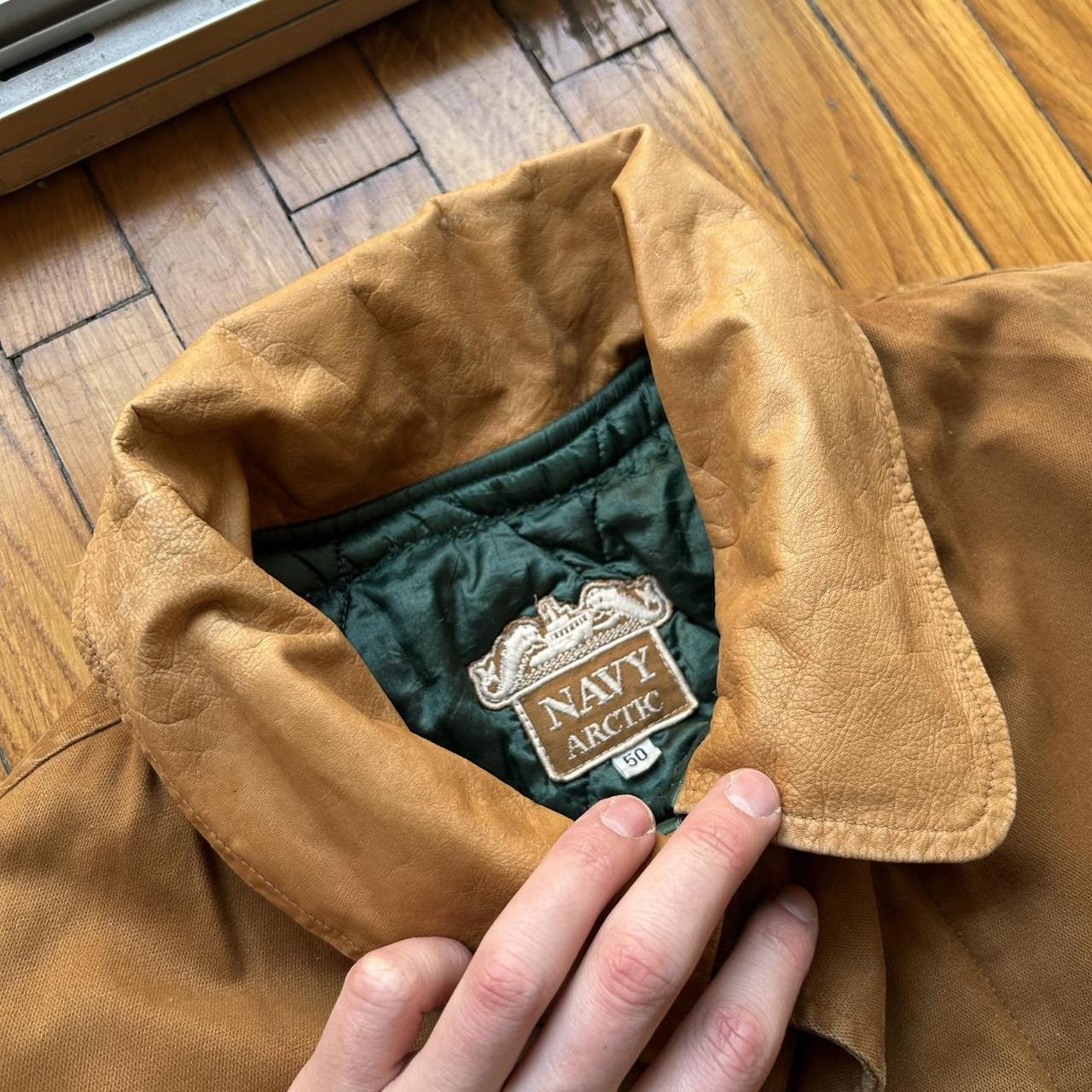 1980s Boneville Navy Arctic Jacket Brown XL