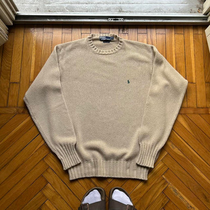1990s Ralph Lauren Cotton Knitted Jumper L