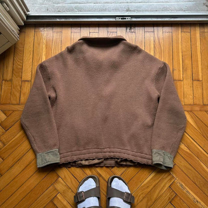 1980s Giorgio Armani Knitted Jumper Brown M