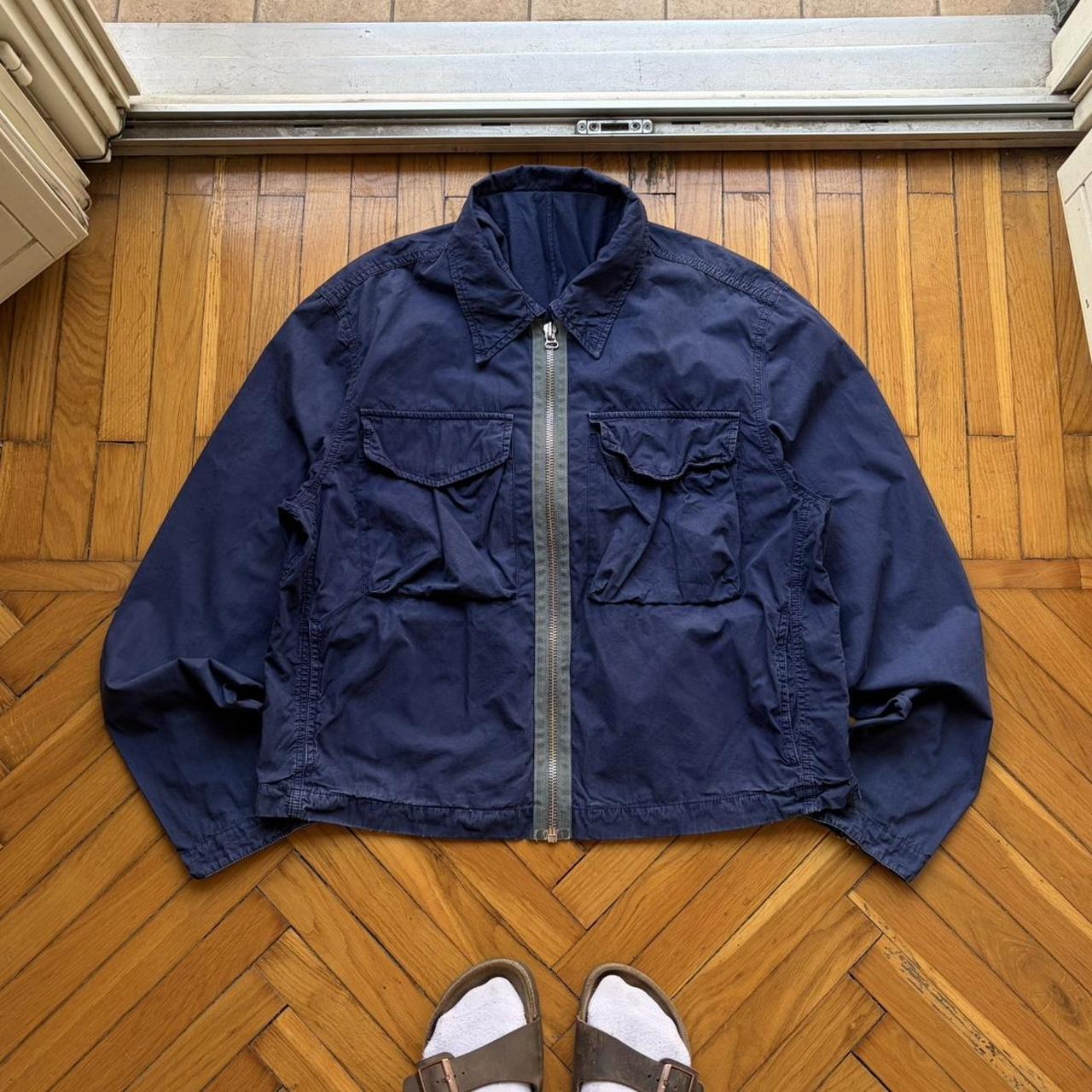 2000s Armani Jeans Bomber Jacket Navy M