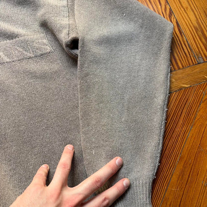 1990s Armani Jeans Knitted Hoodie M