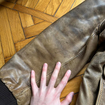 1990s Charles Chevignon Leather Jacket L