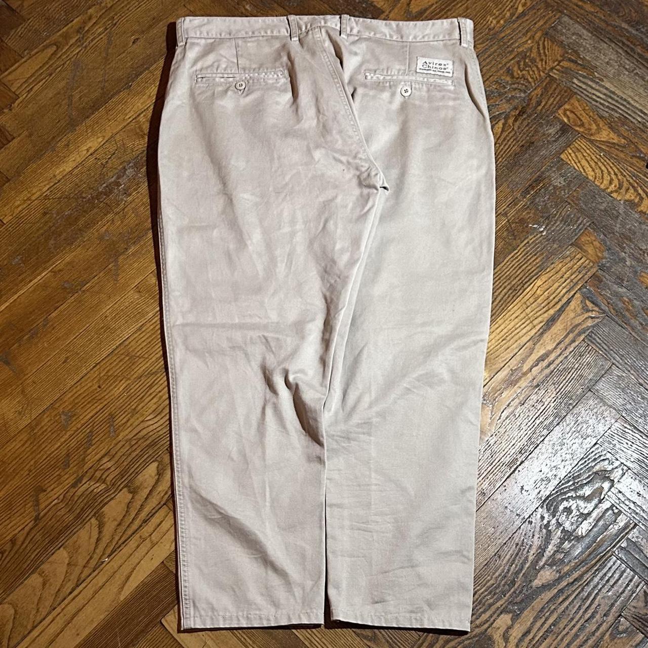 Vintage Avirex Trousers Grey Beige 36W 26L