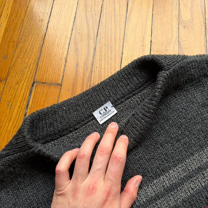1980s CP Company Pattern Knitted Jumper L