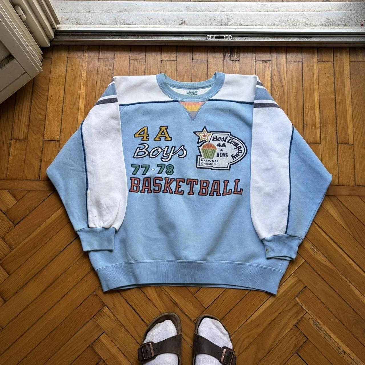 1980s Best Company Basketball Sweatshirt L
