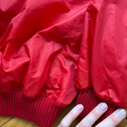 1980s Cerruti 1881 Pullover Jacket Red M