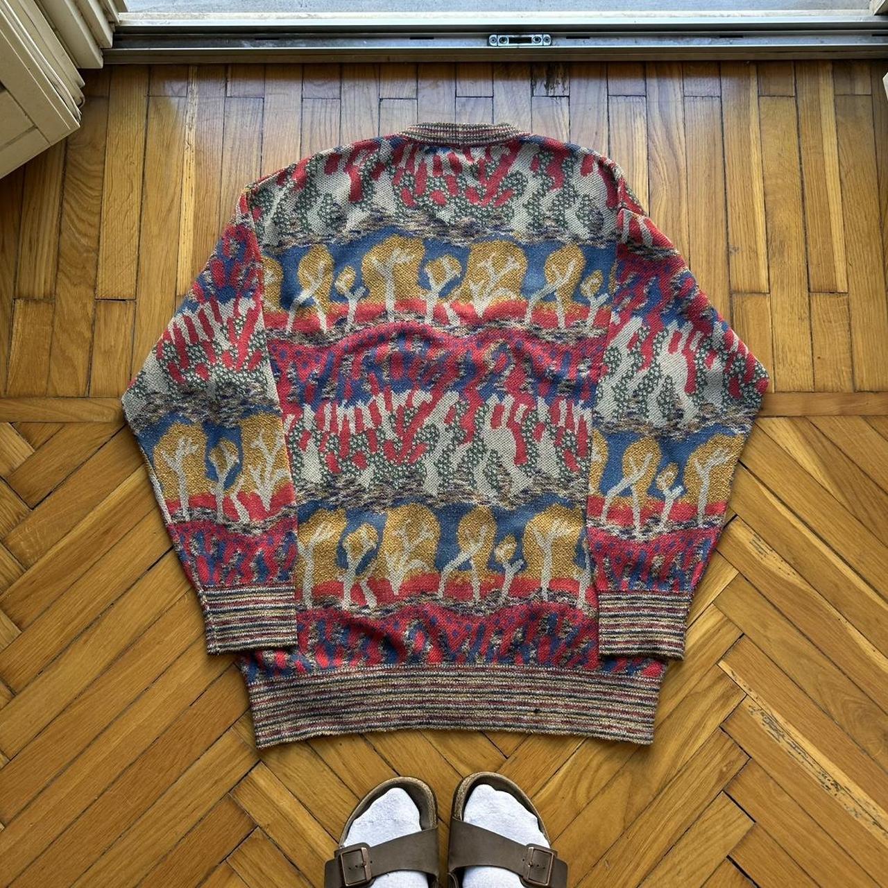 1990s Missoni Sport Knitted Cardigan L