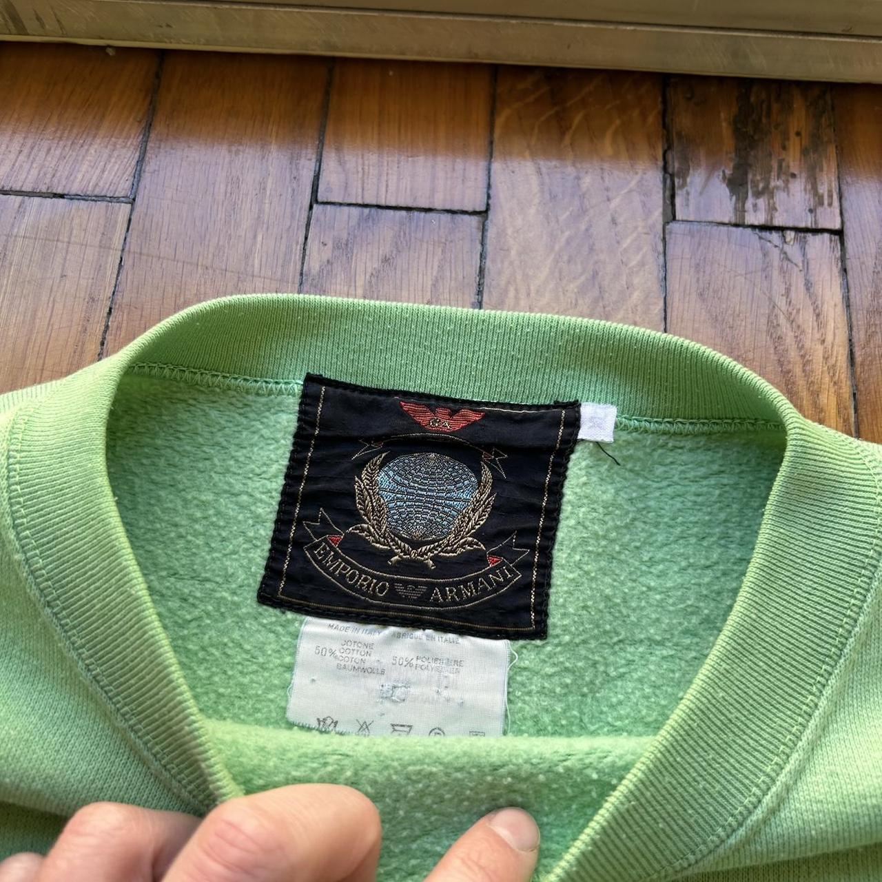 1980s Classics Of Emporio Armani Sweatshirt Green XL