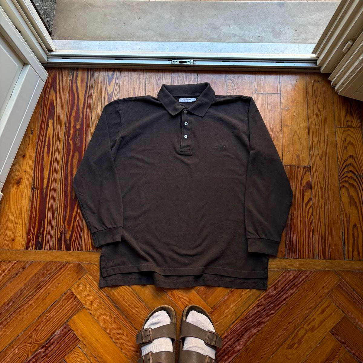 1990s Giorgio Armani Le Collezioni Polo Shirt M