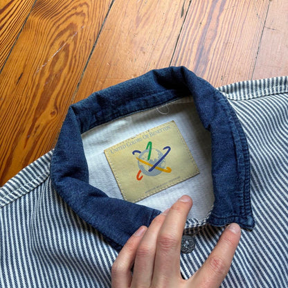 1990s Benetton Striped Jacket XL
