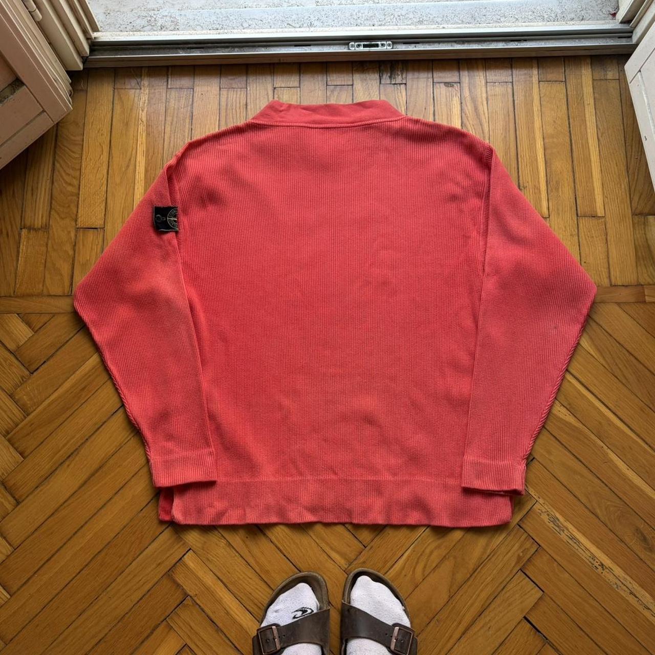 1980s Stone Island Sweatshirt Red L