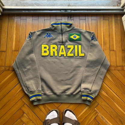 2000s Kappa Brazil Sweatshirt M