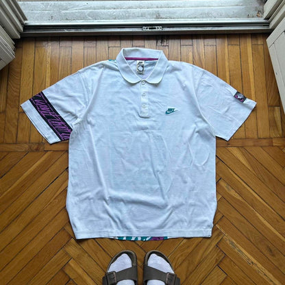 1990s Nike Challenge Court Polo Shirt L