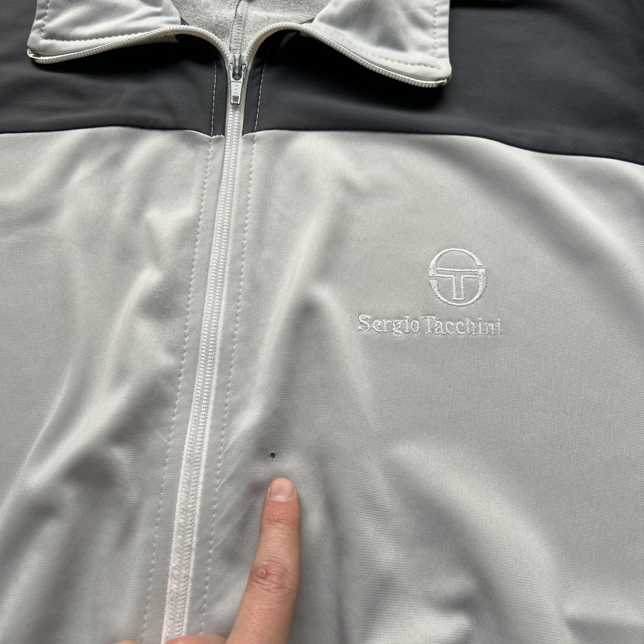 1990s Sergio Tacchini Mats Wilander Jacket Grey XL