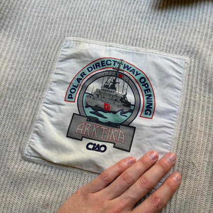 1990s Ciao Knitted Jumper Beige S