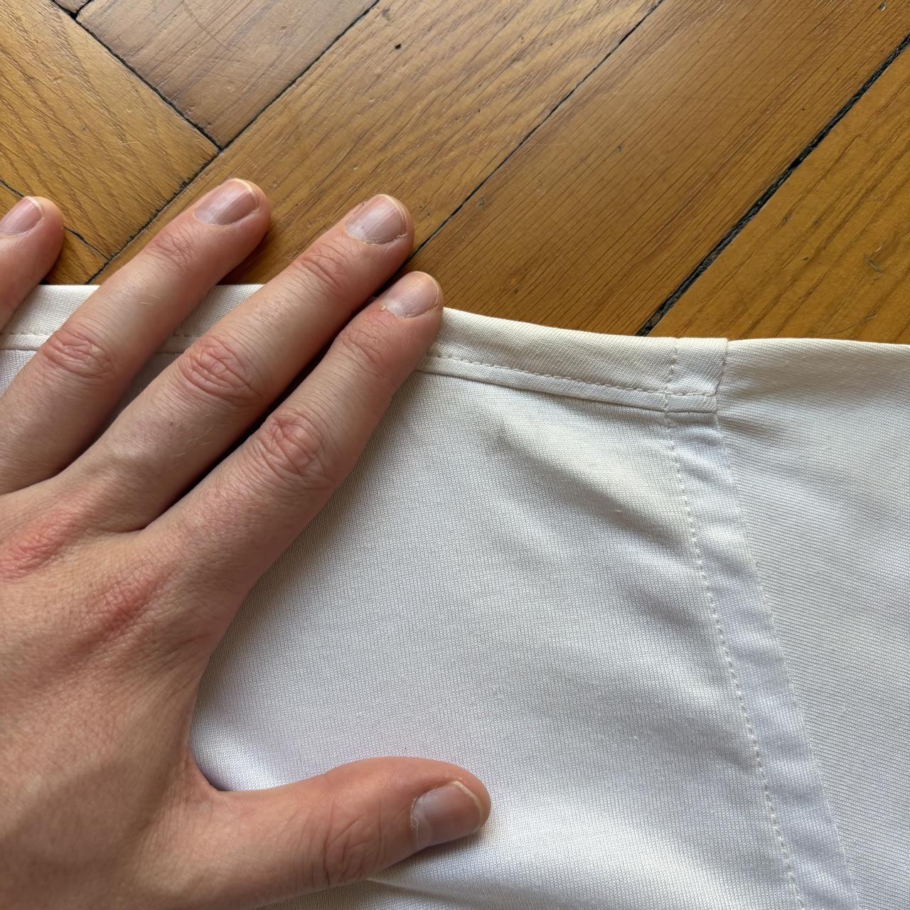 1980s CP Company Polo Shirt White XL