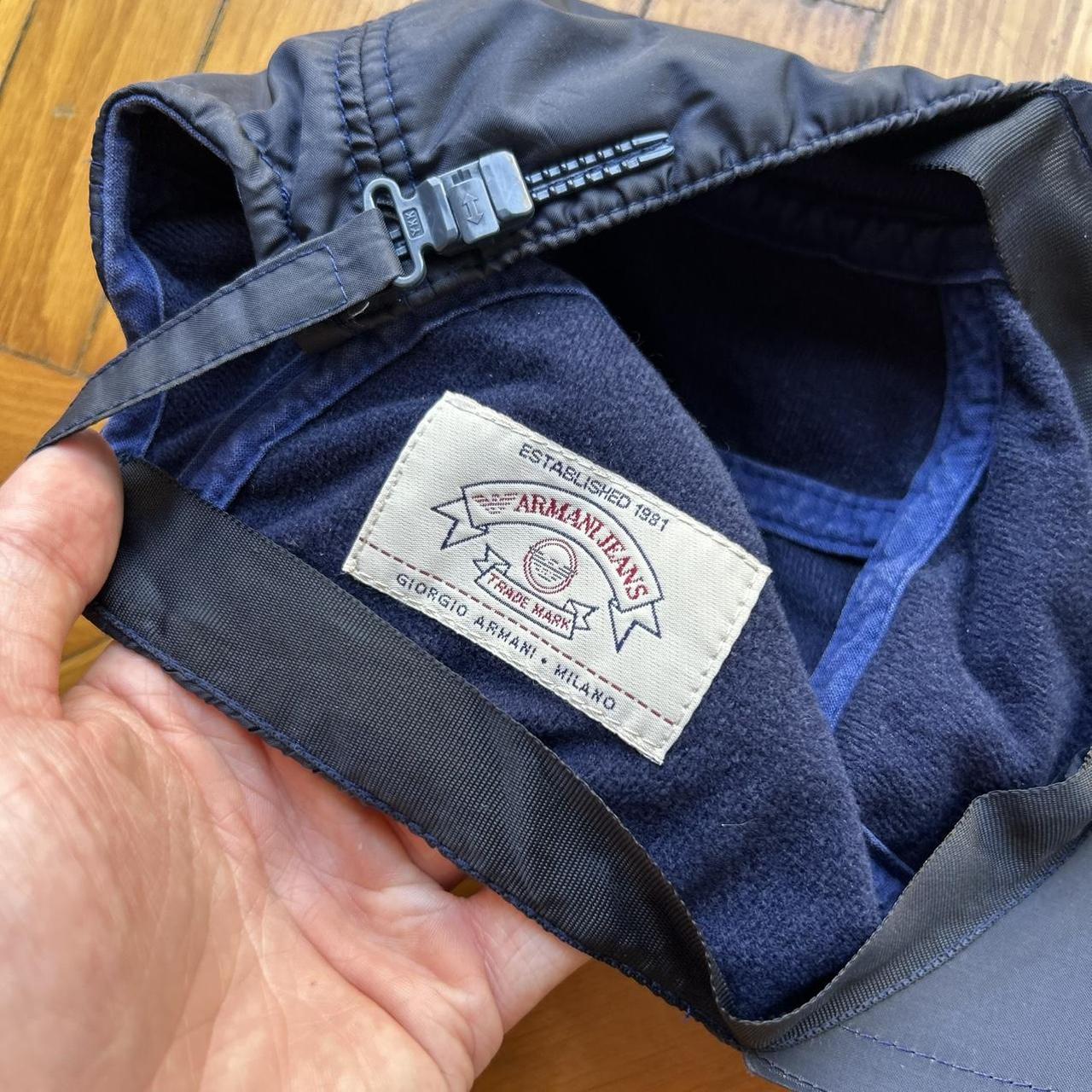 1990s Armani Jeans Cap Navy OS