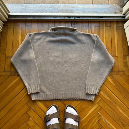 1990s Armani Jeans Ice Arsenal Knitted Jumper M