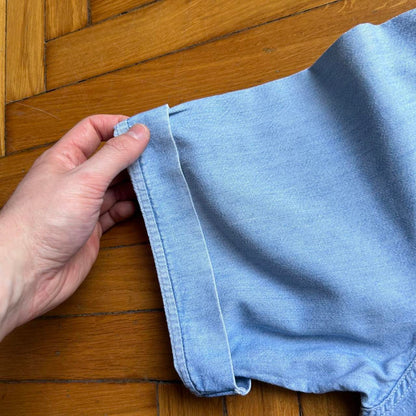 1980s Emporio Armani Denim Shirt Blue L