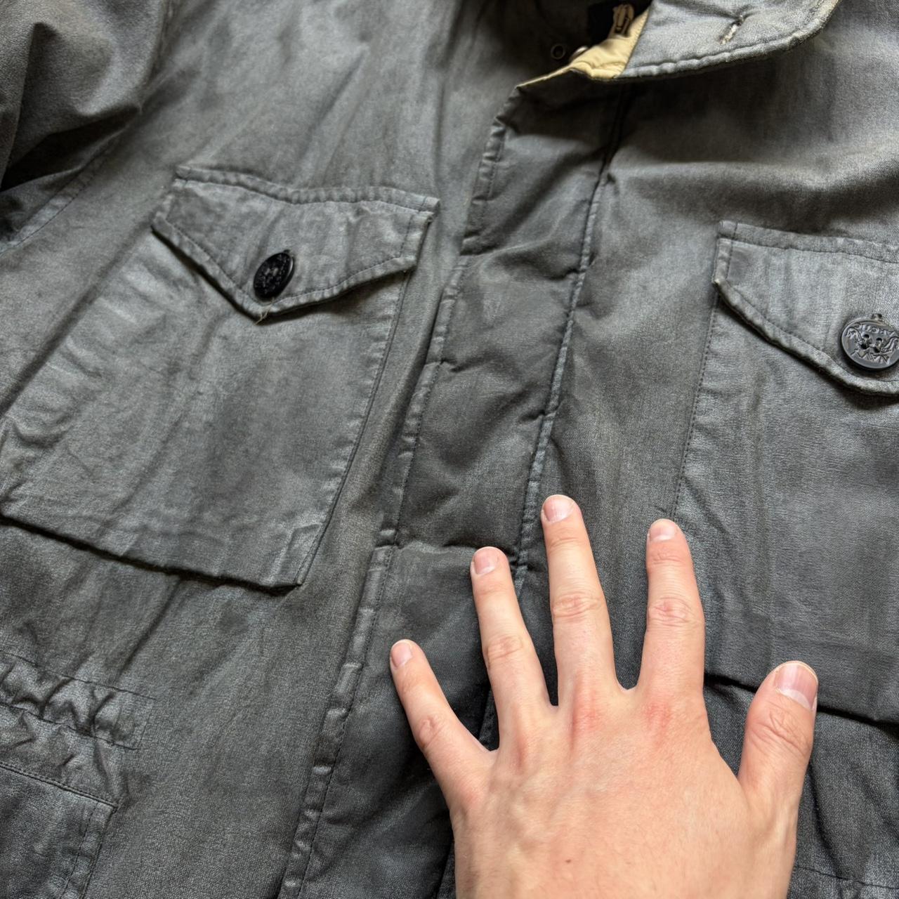 1980s Boneville Navy Arctic Coat Grey XL