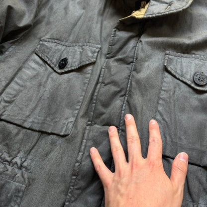 1980s Boneville Navy Arctic Coat Grey XL