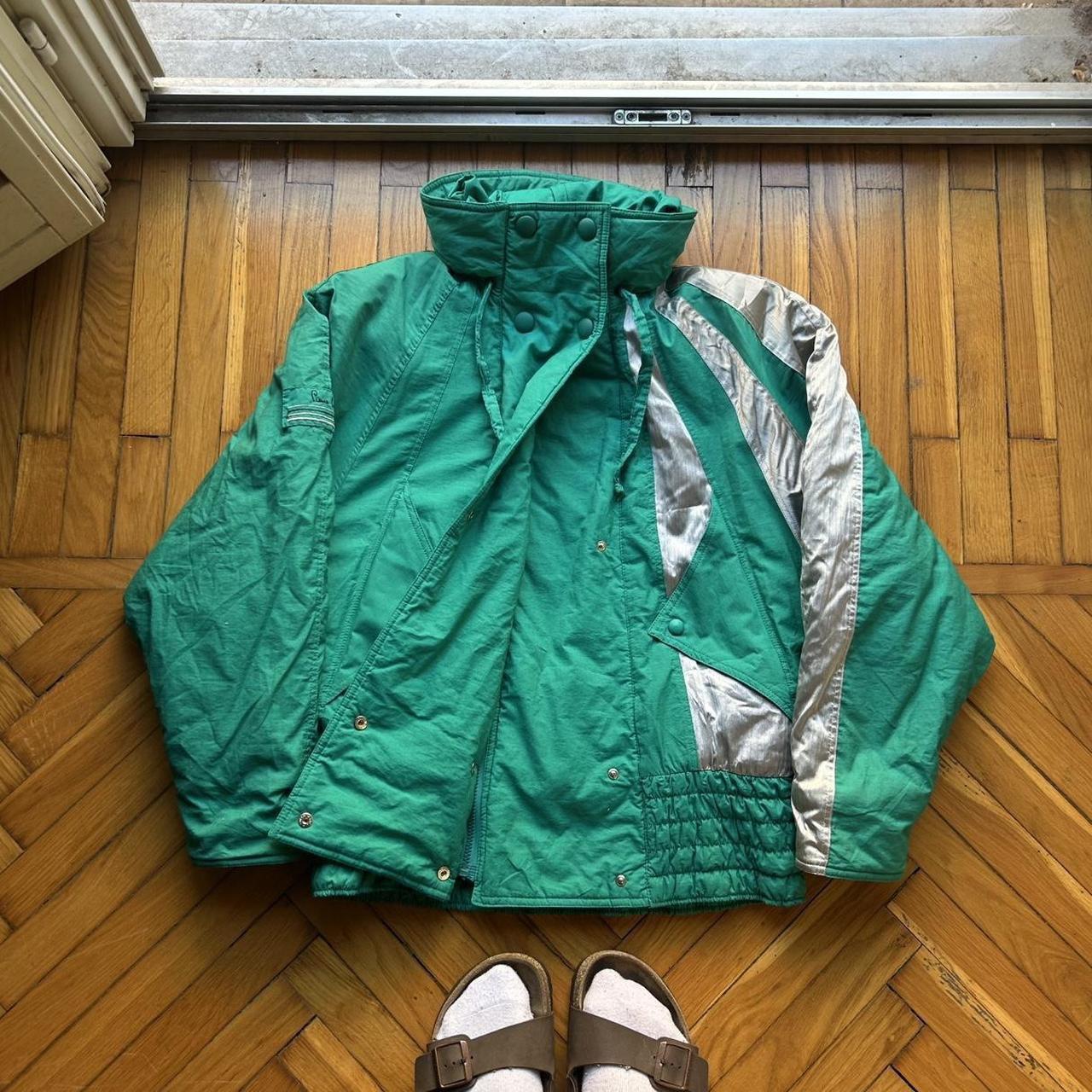 1990s Pierre Cardin Bomber Jacket Green S