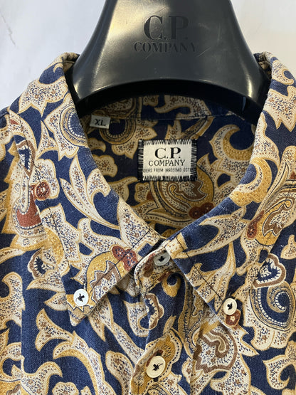 1980s CP Company Pattern Shirt XL