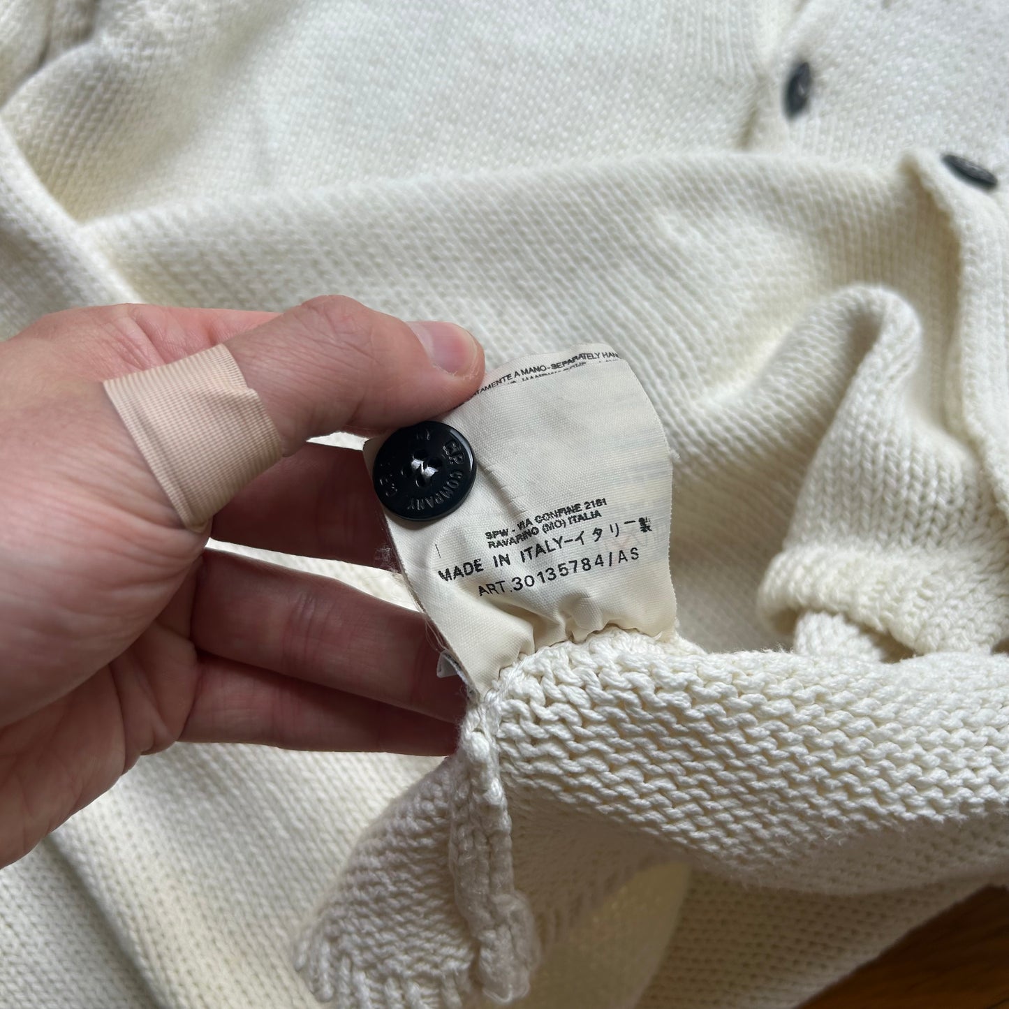 S/S 1999 CP Company Knitted Cardigan M
