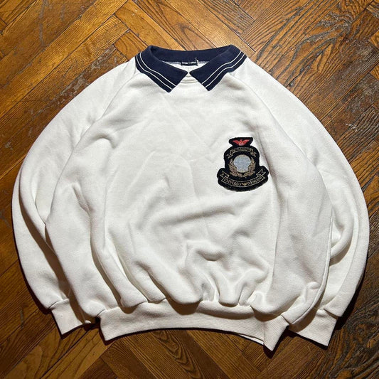 Vintage Emporio Armani Sweatshirt White XL