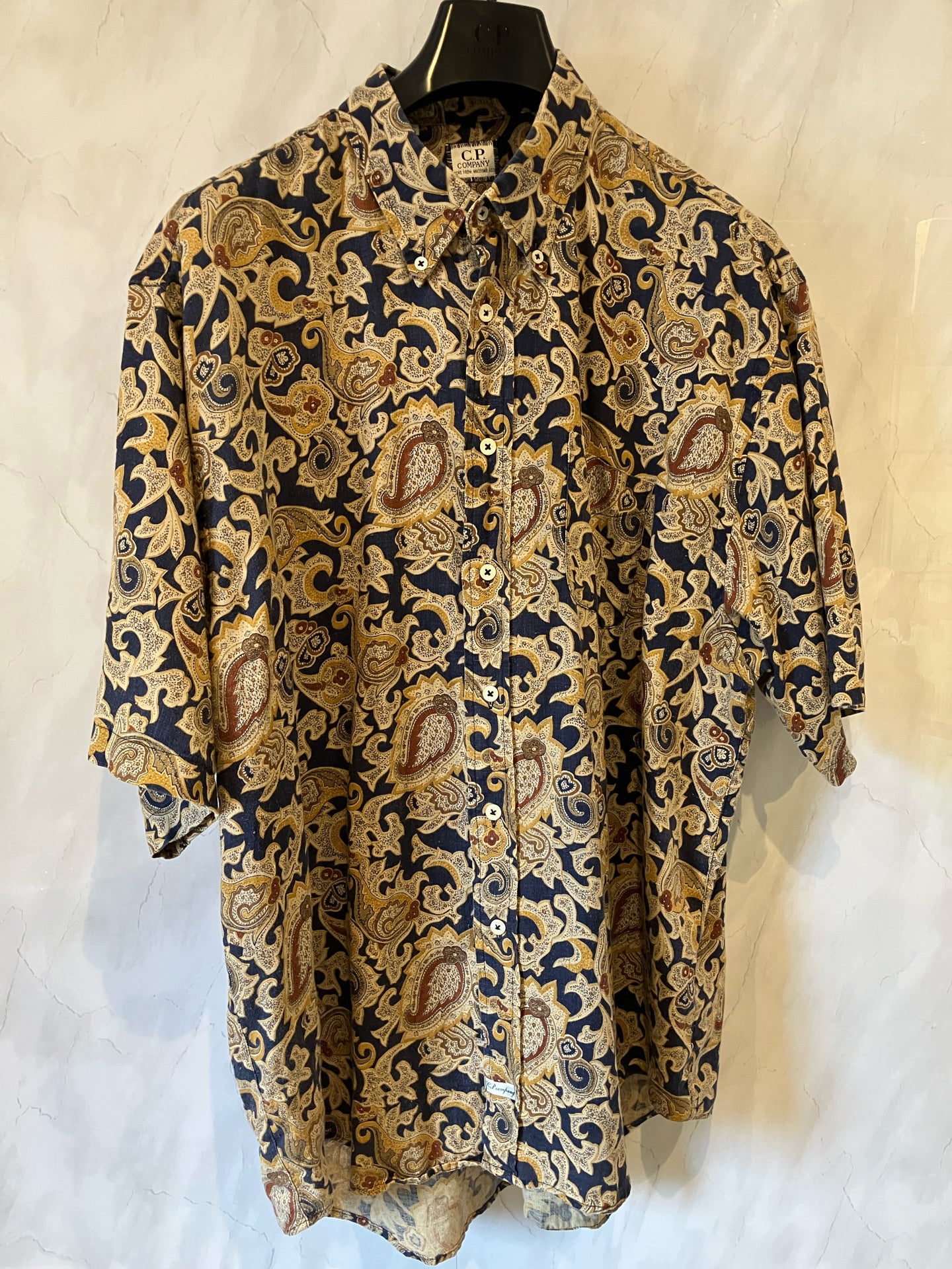 1980s CP Company Pattern Shirt XL