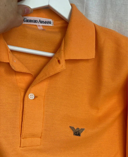 1980s Giorgio Armani Polo Orange