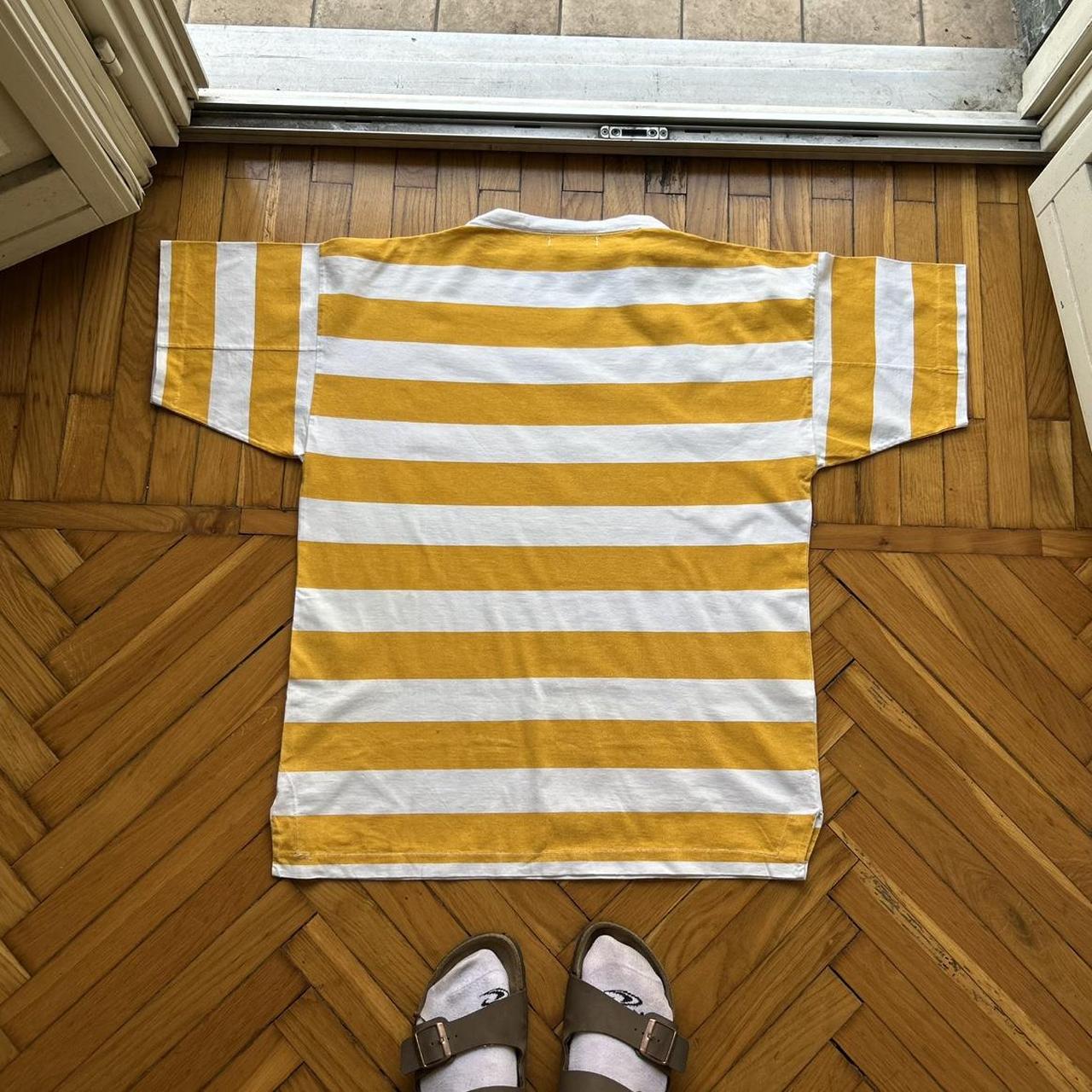 1990s Stone Island Marina Reflective Striped T Shirt L
