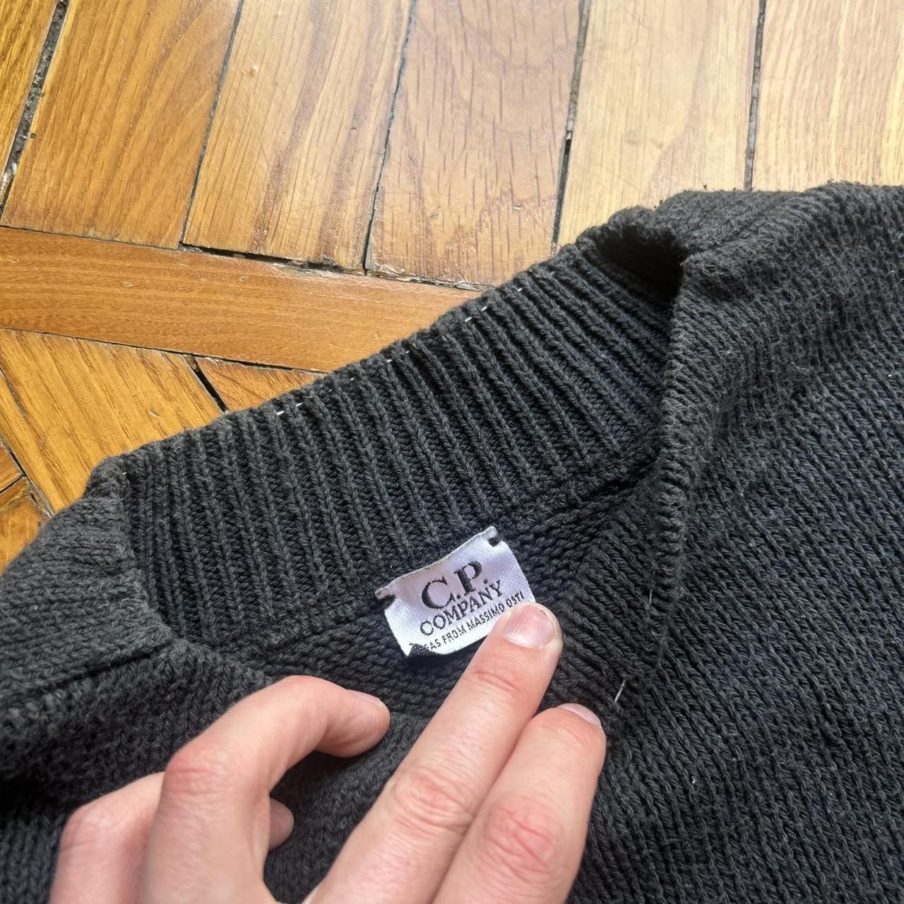 1980s CP Company Knitted Jumper Black L
