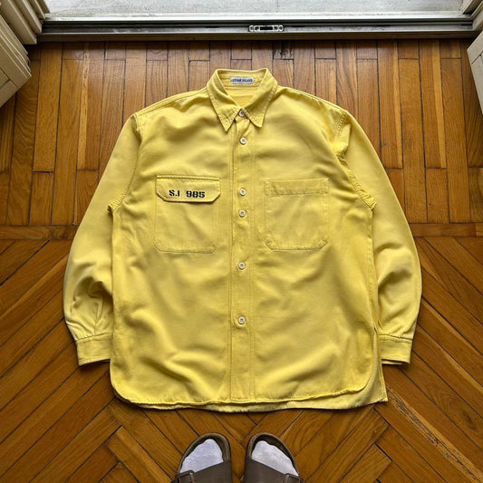 1985 Stone Island Shirt Yellow L