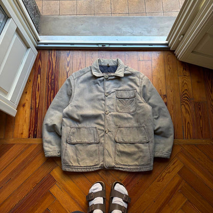 1990s Armani Jeans Coat XL