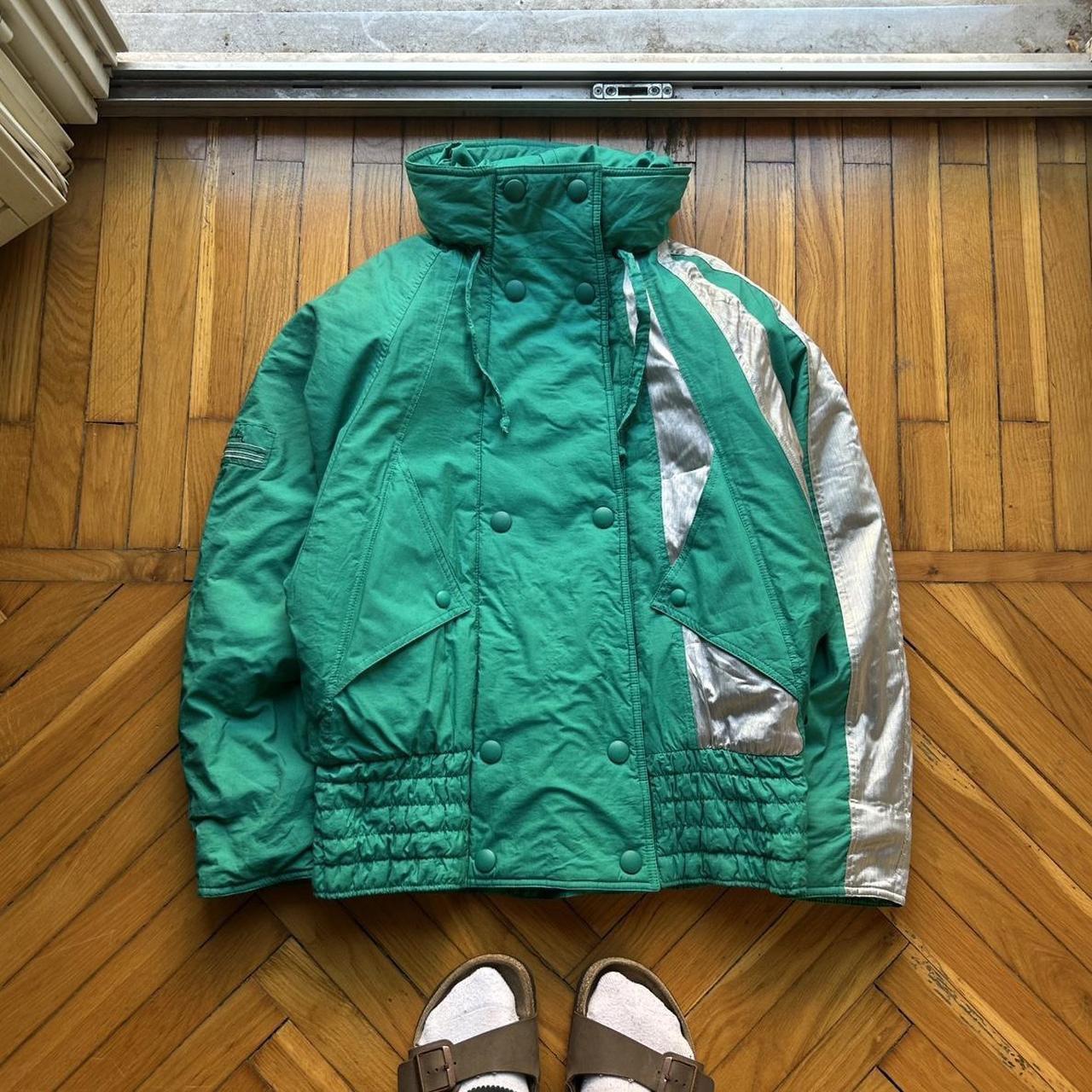 1990s Pierre Cardin Bomber Jacket Green S
