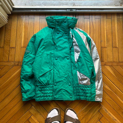1990s Pierre Cardin Bomber Jacket Green S