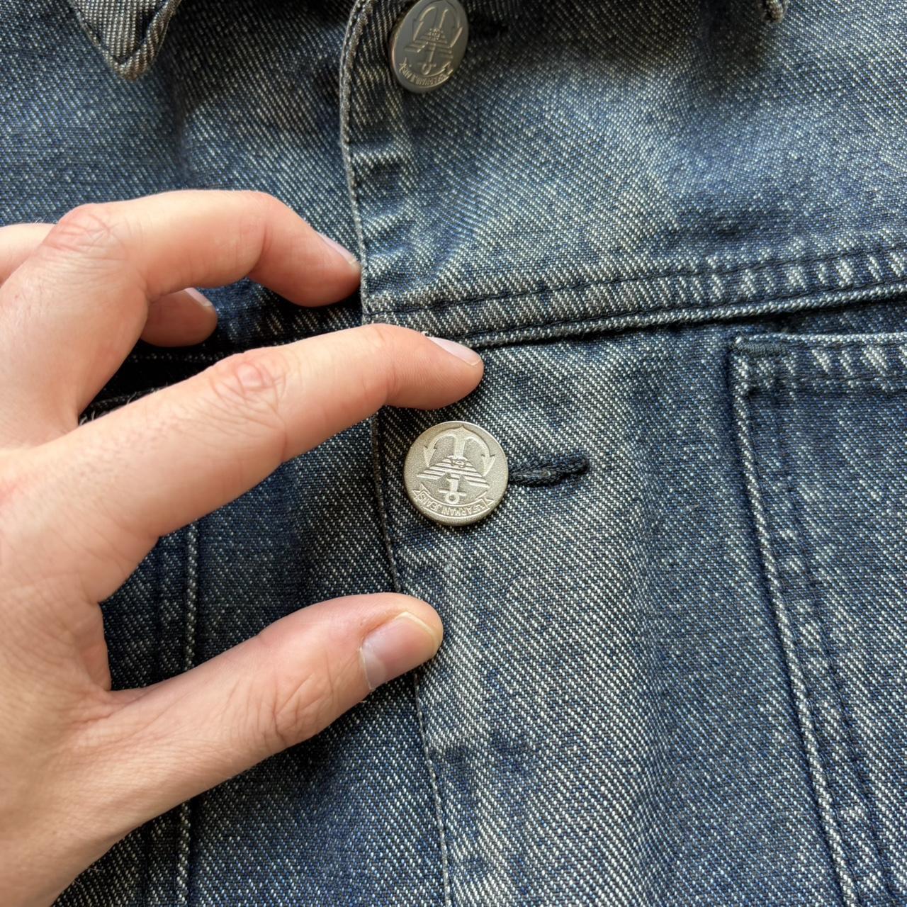 1980s Armani Jeans Mariner Denim Jacket L