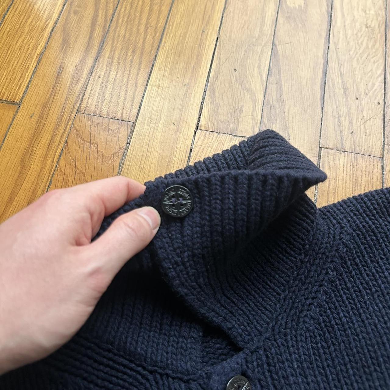 A/W 1997 Stone Island Knitted Jumper Navy L