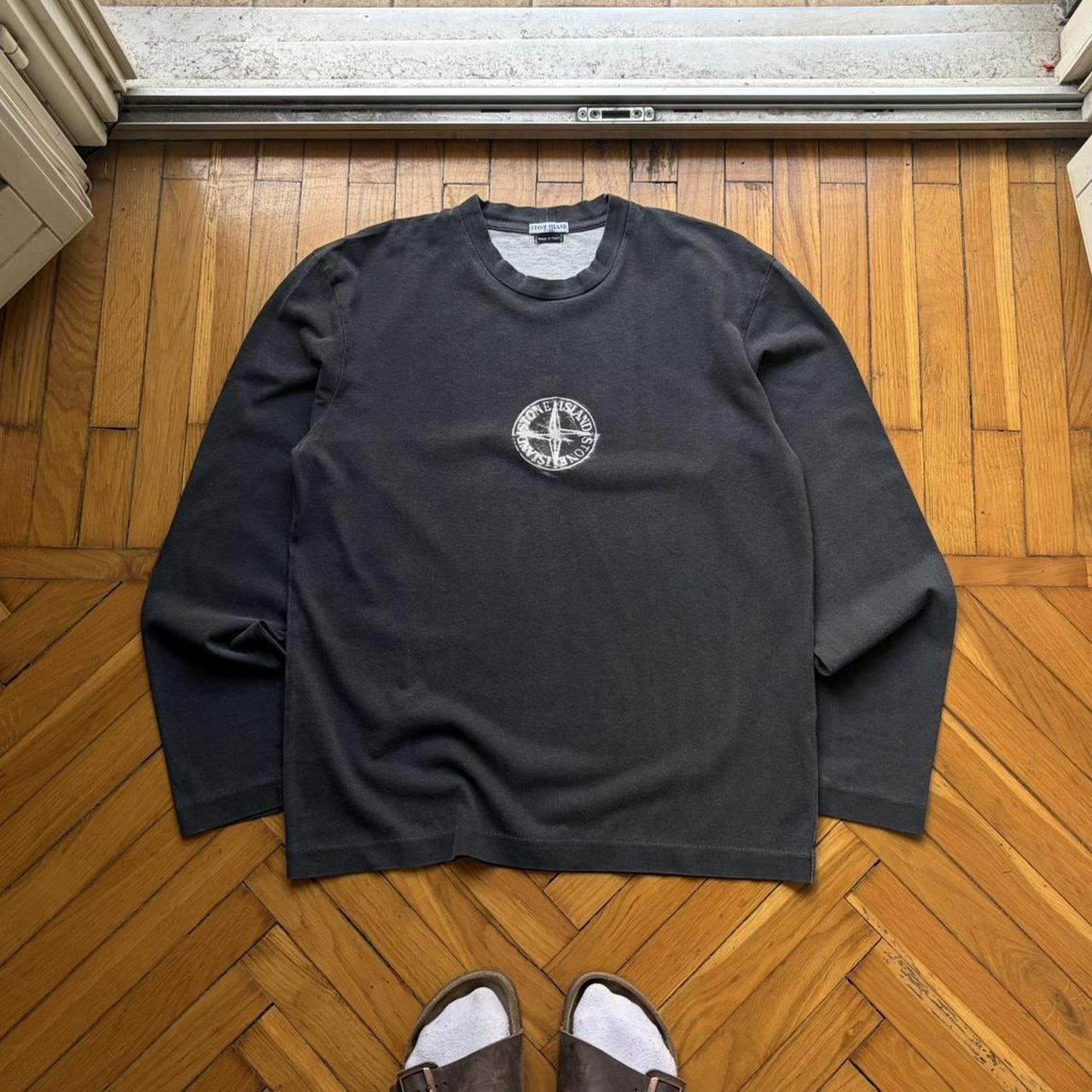 2000s Stone Island LS T Shirt Grey M