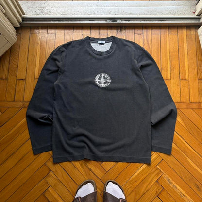 2000s Stone Island LS T Shirt Grey M