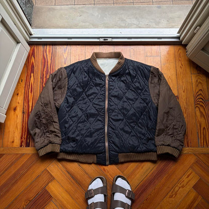 1990 Energie Reversible Bomber Jacket L