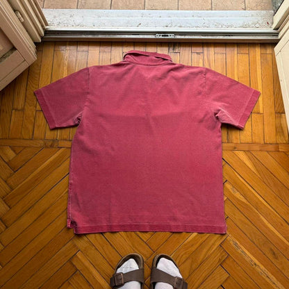 S/S 1999 Stone Island Polo Shirt Red XL