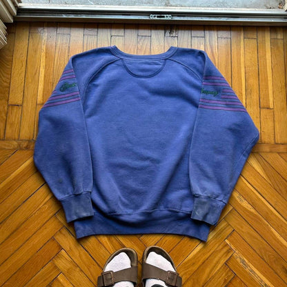 1980s Best Company Skiing Sweatshirt Blue L