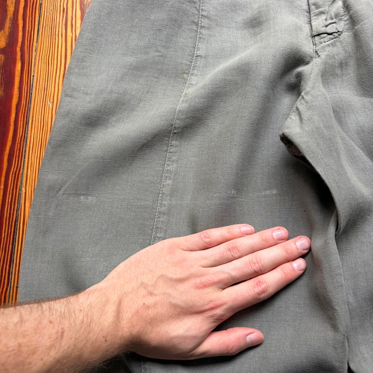 2000s Emporio Armani Linen Trousers 32W 30L
