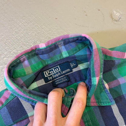 1990s Ralph Lauren Flannel Shirt L