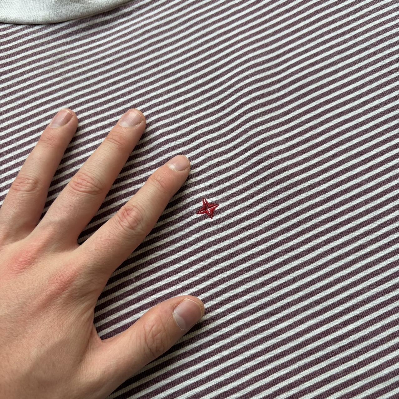 1990s Stone Island Striped T Shirt L
